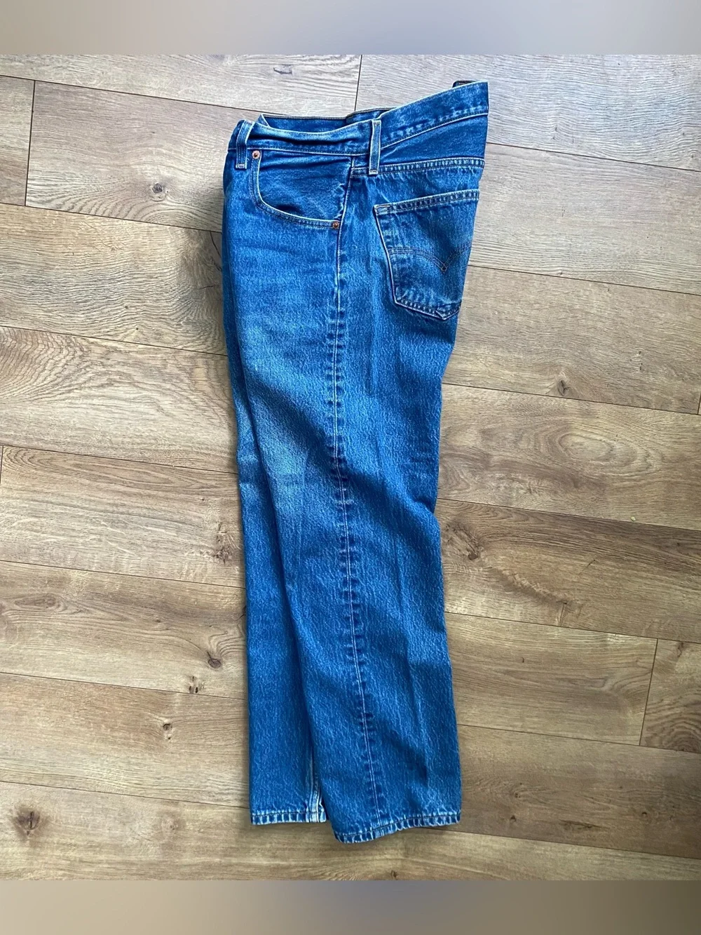 Levis 501 XX Vintage Jeans Y2K Denim Straight Fit Blue 32 x 28 Unisex Button Fly
